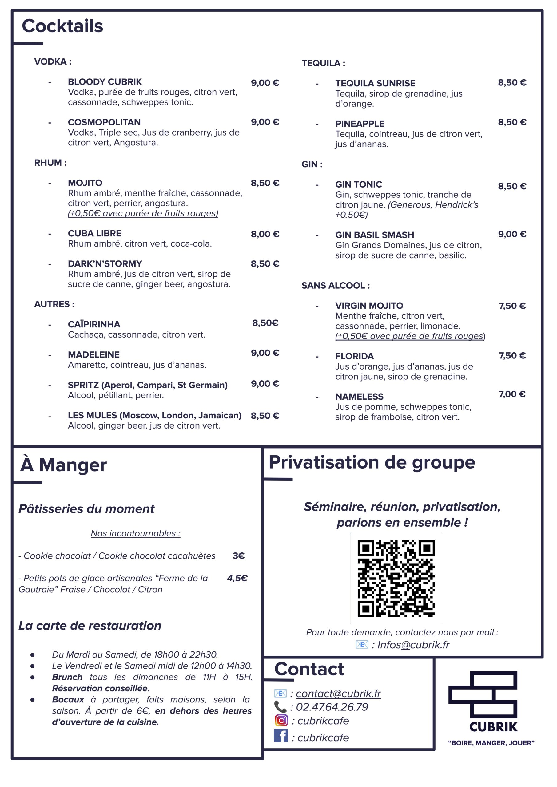 Bar à bière restaurant traditionnel Tours